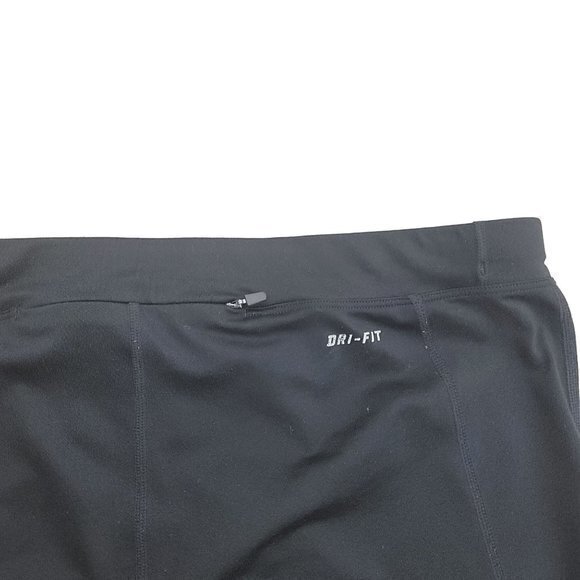 Nike Power Essential Women’s Size Medium Black Mid Rise Running Crops Pants - Picture 8 of 10